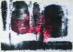 Magdalena Pilch, Czas - teraz, papier ręcznie czerpany, 50 x 70 cm, 2015 r.