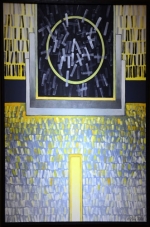 Formy najprostsze - dominacja żółci; olej/płótno, 1999, 120x90cm