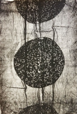 Amadeusz Popek, Spy balls, serigrafia, 100 x 70 cm, 2021 r. 