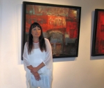 Autorka wystawy - Dorota Sandecka - Galeria BWA w Sandomierzu - 3.07.2015 r.