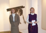 Wernisa wystawy Judyty Berna, Galeria BWA, 22.01.2010 r., na zdjciu Autorka wystawy i Dyrektor BWA Katarzyna Pisarczyk