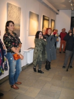 BWA w Sandomierzu, finisa wystawy Magorzaty Kaliskiej pt. `Zamierzone - Niezamierzone`, 3. listopada 2018 r. 
