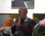 Sawomir Lewczuk, wernisa wystawy pt.`Malarstwo`, Galeria BWA w Sandomierzu, 10.03.2017 r.