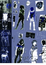 Ryszard Gancarz, ''Miasto kobiet 2'', rysunek, druk cyfrowy, 70 x 50 cm, 2013 - III Nagroda Marszałka Województwa Świętokrzyskiego