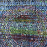 Kazimiera Myk Magdziak, ''Istota czasu'', olej, płótno, 108 x 108 cm, 2012 - VI Nagroda Biura Wystaw Artystycznych w Sandomierzu