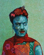 Beata Garanty, Frida, olej, ptno, 75 x 64 cm, 2020 r. 