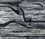 Urszula Wilk, z cyklu 'Linie niezalene byty malarskie', olej, ptno, 175 x 200 cm, 2015 r.