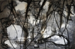 Urszula Wilk, z cyklu 'Mj prywatny obszar chronionego krajobrazu', olej, ptno, 200 x 320 cm, 2005-2006 r.