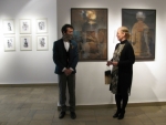 Wernisaż wystawy malarstwa i rysunku Dominika Woźniaka `Doświadczenia II`, Galeria BWA w Sandomierzu, 2.10.2020 r.