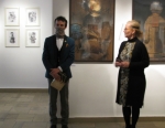 Wernisaż wystawy malarstwa i rysunku Dominika Woźniaka `Doświadczenia II`, Galeria BWA w Sandomierzu, 2.10.2020 r.